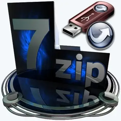 Иконка 7 zip 21.06 Portable by PortableApps [Multi Ru]