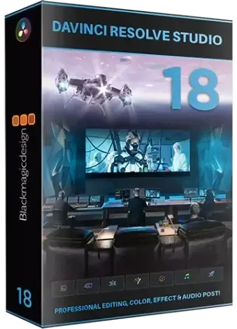 Иконка Blackmagic Design DaVinci Resolve Studio 18.5b Build 31 Public Beta 4 [Multi Ru]