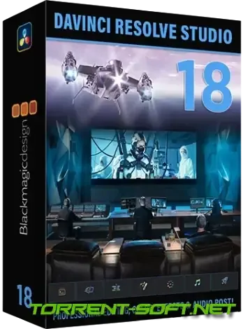 Иконка Blackmagic Design DaVinci Resolve Studio 18.6 Build 9 RePack by KpoJIuK [Multi Ru]