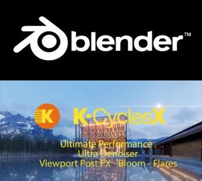 Иконка Blender K CyclesX RTX 2021 3.0.0 Alpha Portable [Multi Ru]