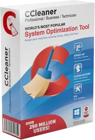 Иконка CCleaner 6.08.10255 Free Professional Business Technician Edition RePack (& Portable) by Dodakaedr [Multi Ru