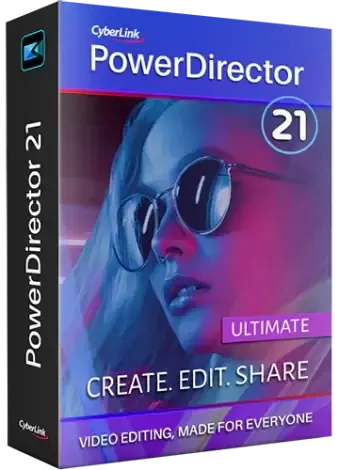 Иконка CyberLink PowerDirector Ultimate 21.4.2827.0 (x64) RePack by PooShock [Multi Ru]