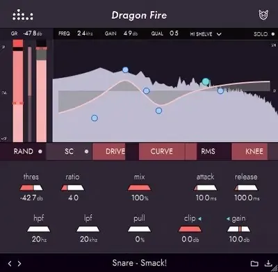 Иконка Denise Audio Dragon Fire 1.0.0 VST, VST3, AAX (x32 x64) [En]