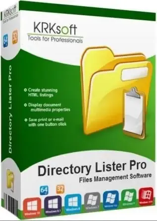 Иконка Directory Lister 2.32 Enterprise Edition (2018) РС RePack & Portable by TryRooM