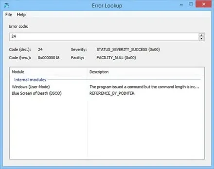 Иконка Error Lookup
