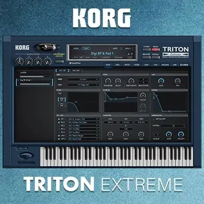 Иконка KORG TRITON Extreme 1.0.2 STANDALONE, VSTi, AAX (x64) RePack by RET [En]