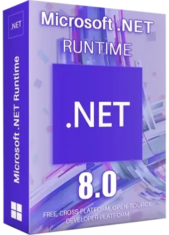 Иконка Microsoft .NET 8.0.8 Runtime [Ru En]