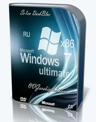Иконка Microsoft® Windows® 7 Ultimate Ru x86 SP1 7DB by OVGorskiy 11.2021 1DVD