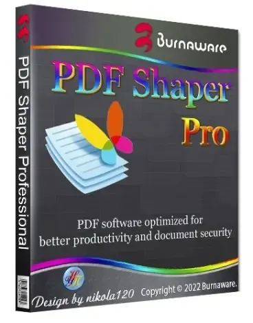 Иконка PDF Shaper Professional 13.2 RePack (& Portable) by TryRooM [Multi Ru]