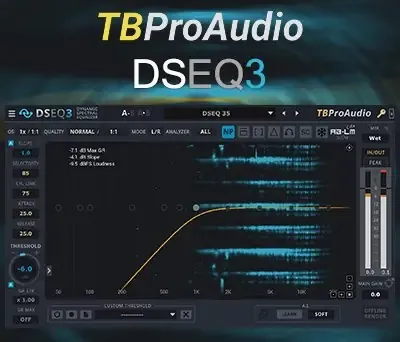 Иконка TBProAudio DSEQ3 3.5.4 VST, VST3, AAX (x86 x64) [En]
