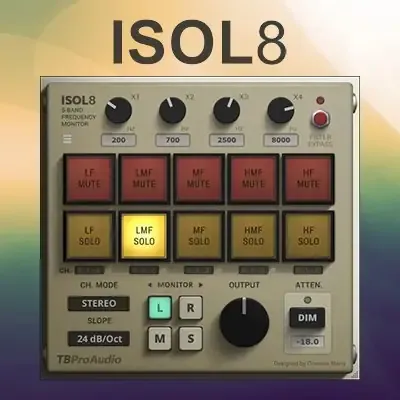 Иконка TBProAudio ISOL8 2.4.0 VST, VST3, AAX [En]