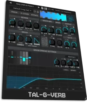 Иконка Togu Audio Line TAL G Verb 1.2.6 VST, VST 3, AAX, CLAP (x64) [En]