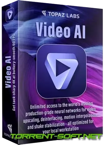 Иконка Topaz Video AI 4.0.1 RePack (& Portable) by TryRooM [En]