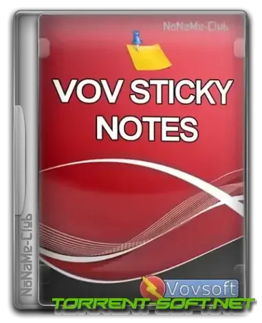 Иконка Vov Sticky Notes 8.5 + Portable [Multi Ru]