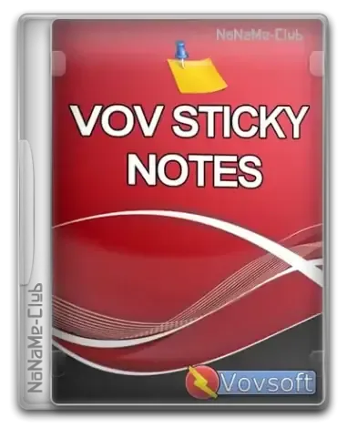 Иконка Vov Sticky Notes 9.1 + Portable [Multi Ru]