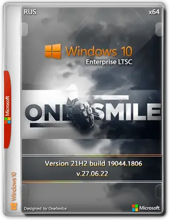 Иконка Windows 10 Enterprise LTSC x64 Rus by OneSmiLe [19044.1806]