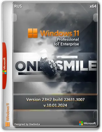 Иконка Windows 11 x64 Rus by OneSmiLe [22631.3007]