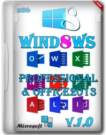 Иконка Windows 8 Professional & Office2013 by Yagd v1.0 [x86] (2013) Русский