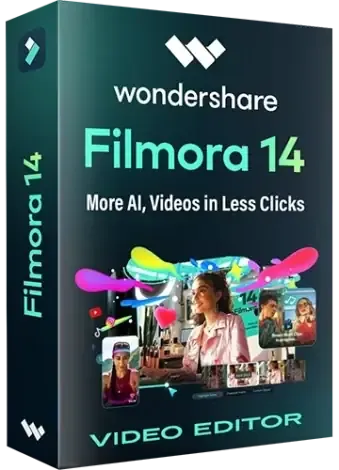 Иконка Wondershare Filmora 14.0.11.9772 (x64) [Multi Ru]