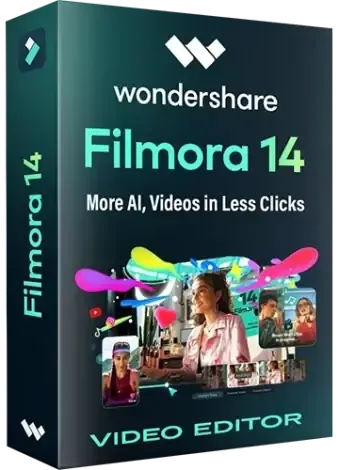 Иконка Wondershare Filmora 14.0.7.9572 (x64) [Multi Ru]